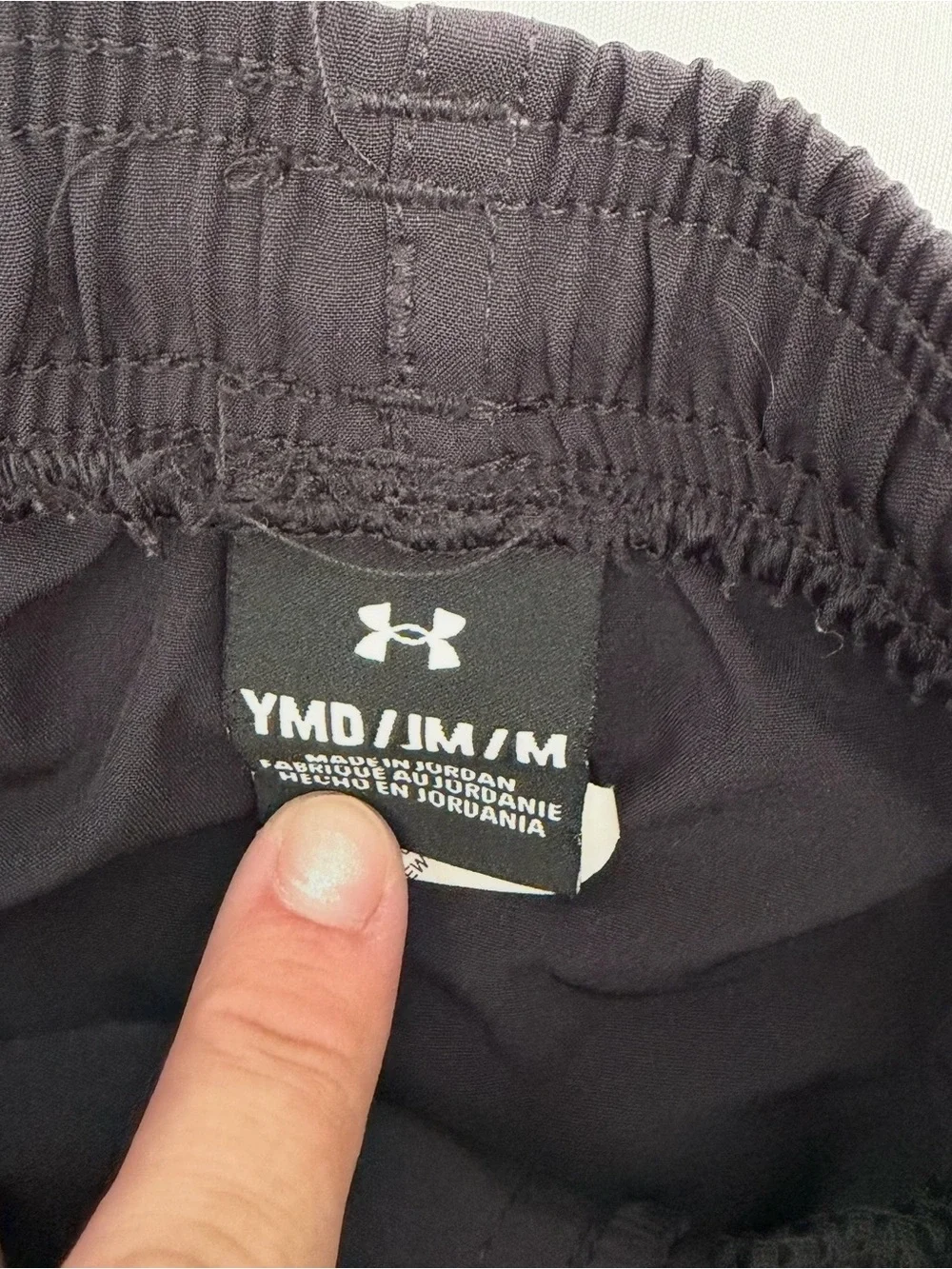 Under Armour gray shirt Boys' black Shorts with Drawstring size medium outfit